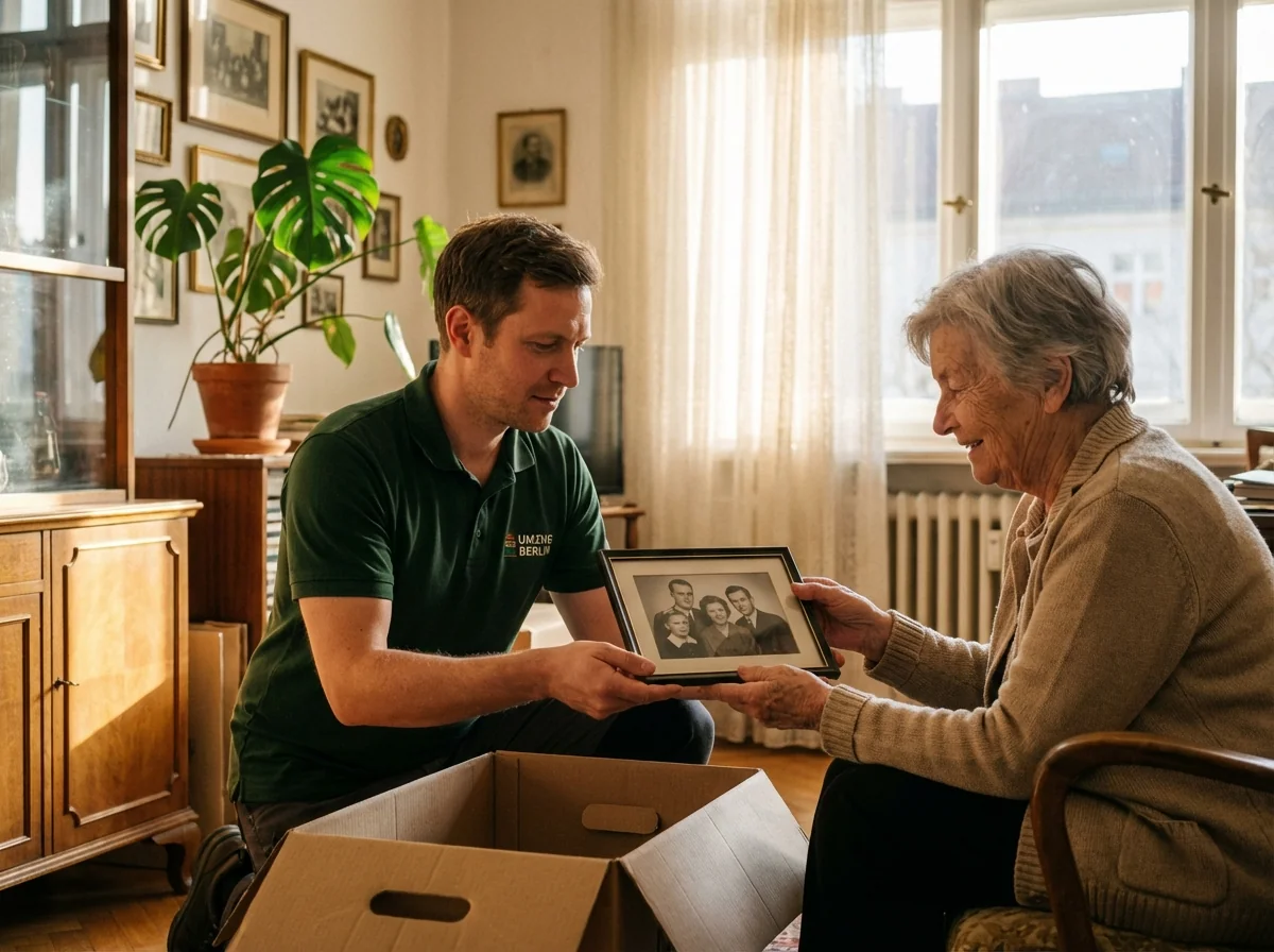 Einfühlsamer Seniorenumzug in Berlin, persönliche Betreuung